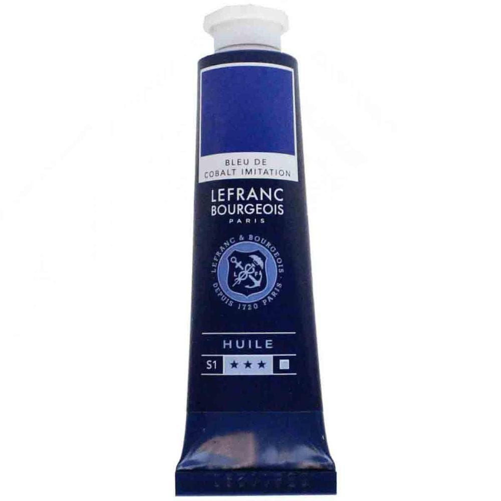 Tinta Óleo Fine Lefranc & Bourgeois 064 Cobalt Blue Hue 40Ml