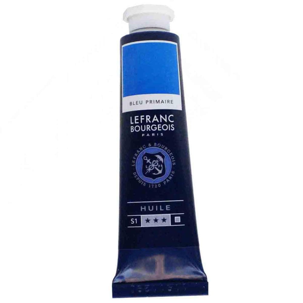 Tinta Óleo Fine Lefranc & Bourgeois 063 Primary Blue 40Ml