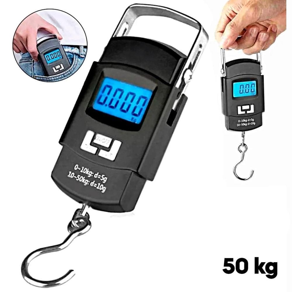 Balança De Mão Digital Preciso Para Pesar Peixe E Bolsa