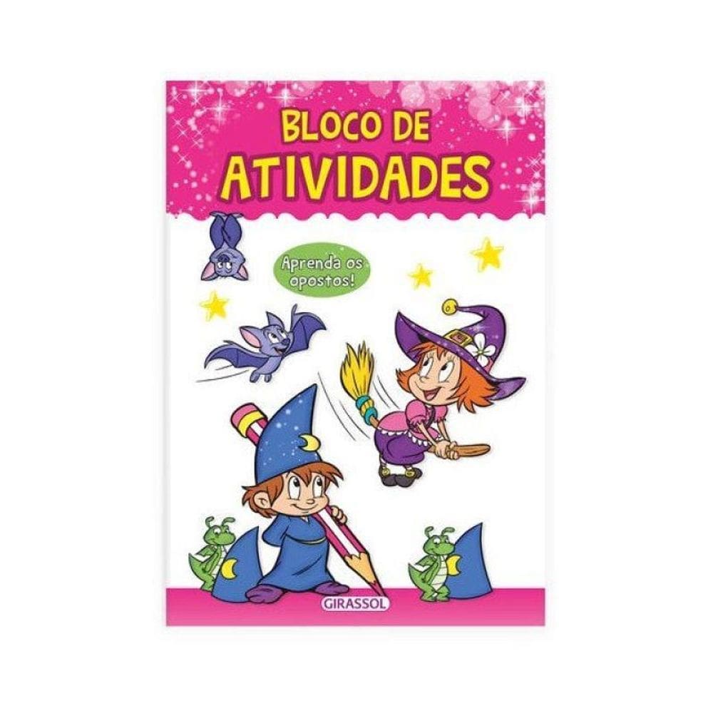 Bloco De Atividades: Aprenda Os Opostos - Exercícios Divertidos E Educativos