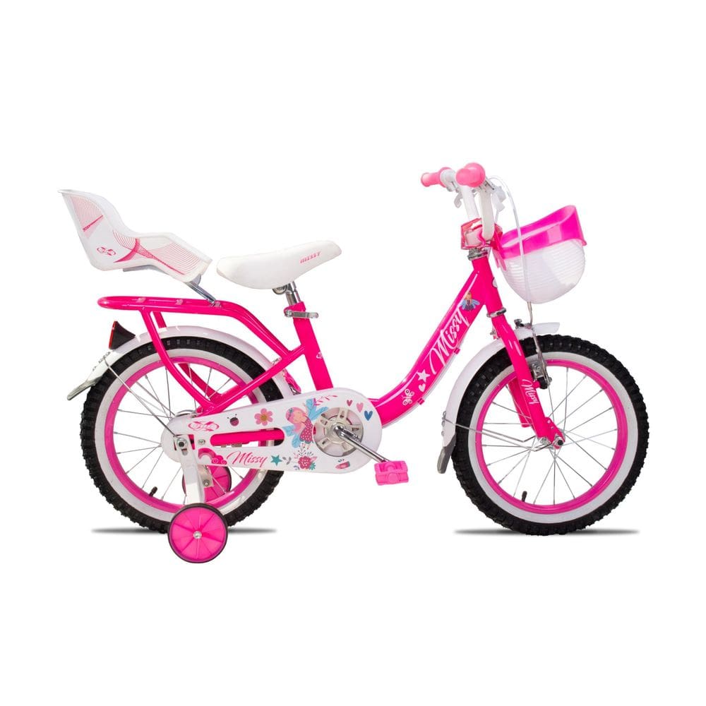 Bicicleta Aro 16 Missy Pro-X Infantil Com Rodinhas Feminina