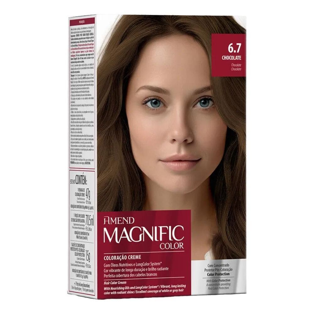 2X Coloração Tintura Capilar Creme 6.7 Castanho Chocolate Am