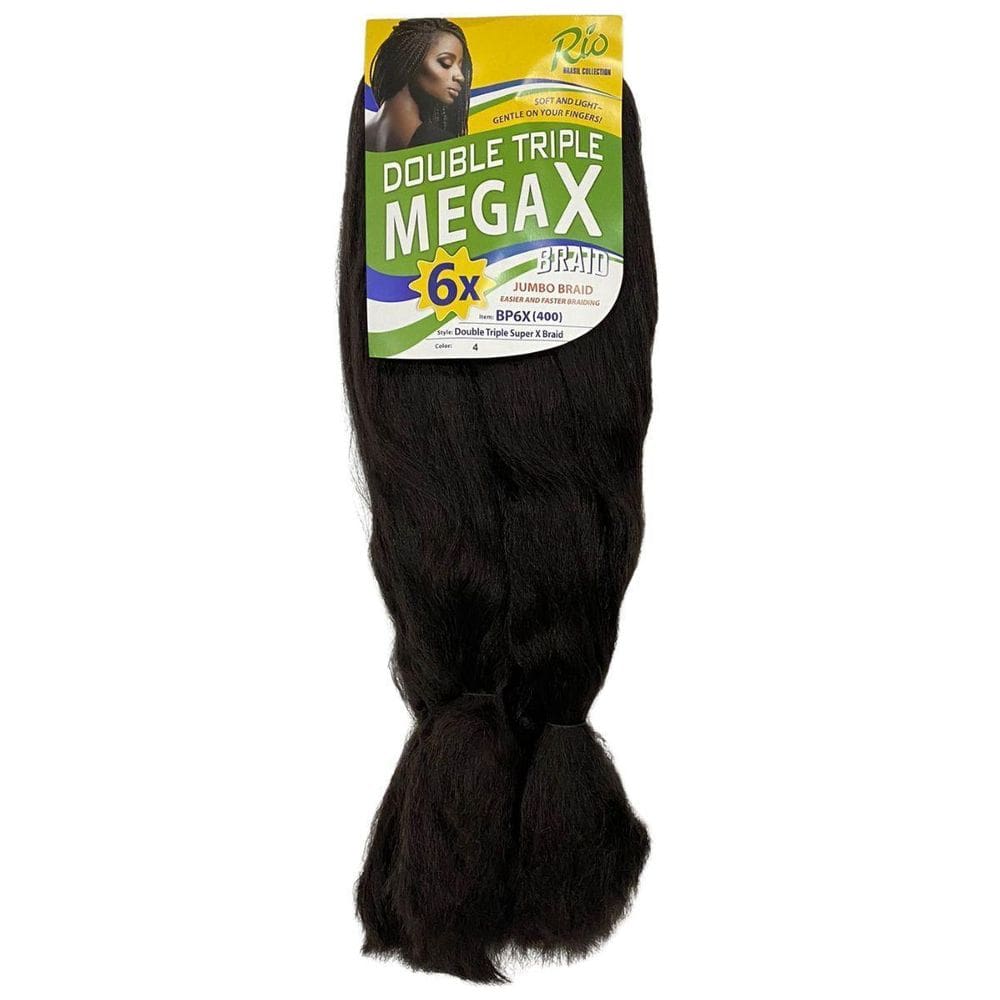 1 Cabelo Jumbo Tranças Braids Crochet Mega X 400Gr Cor 04