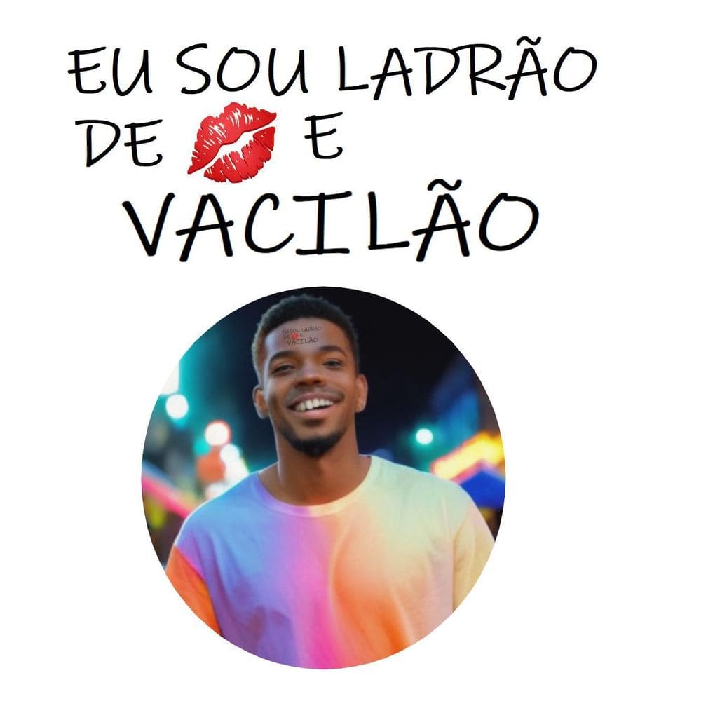 Tatuagem Temporária Para Testa Ladrão De Beijo Carnaval