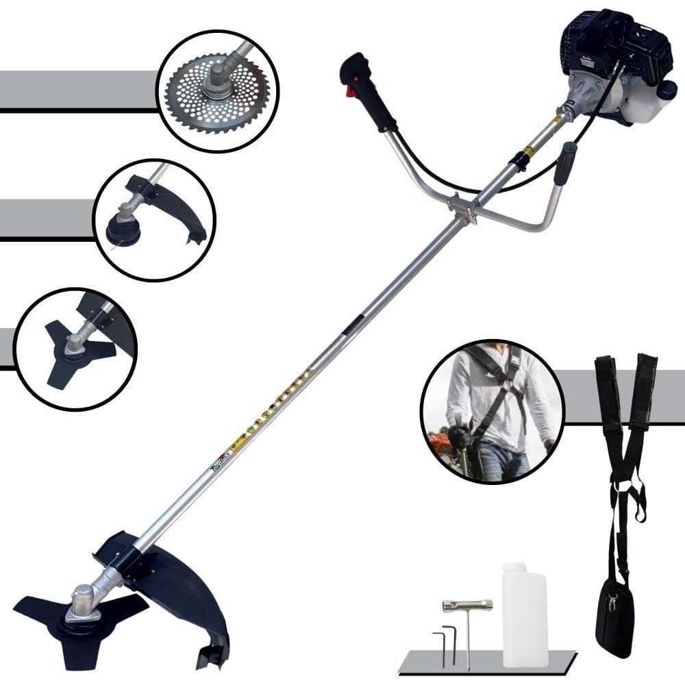 Roçadeira Toyama Rt43lb-25a 43cc + Carretel + Facas 3p + 40d