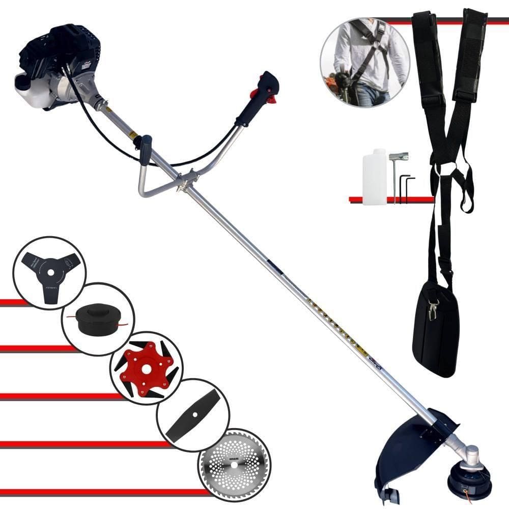 Roçadeira Robusta Toyama Rt43lb25a Com Carretel + 4 Lâminas