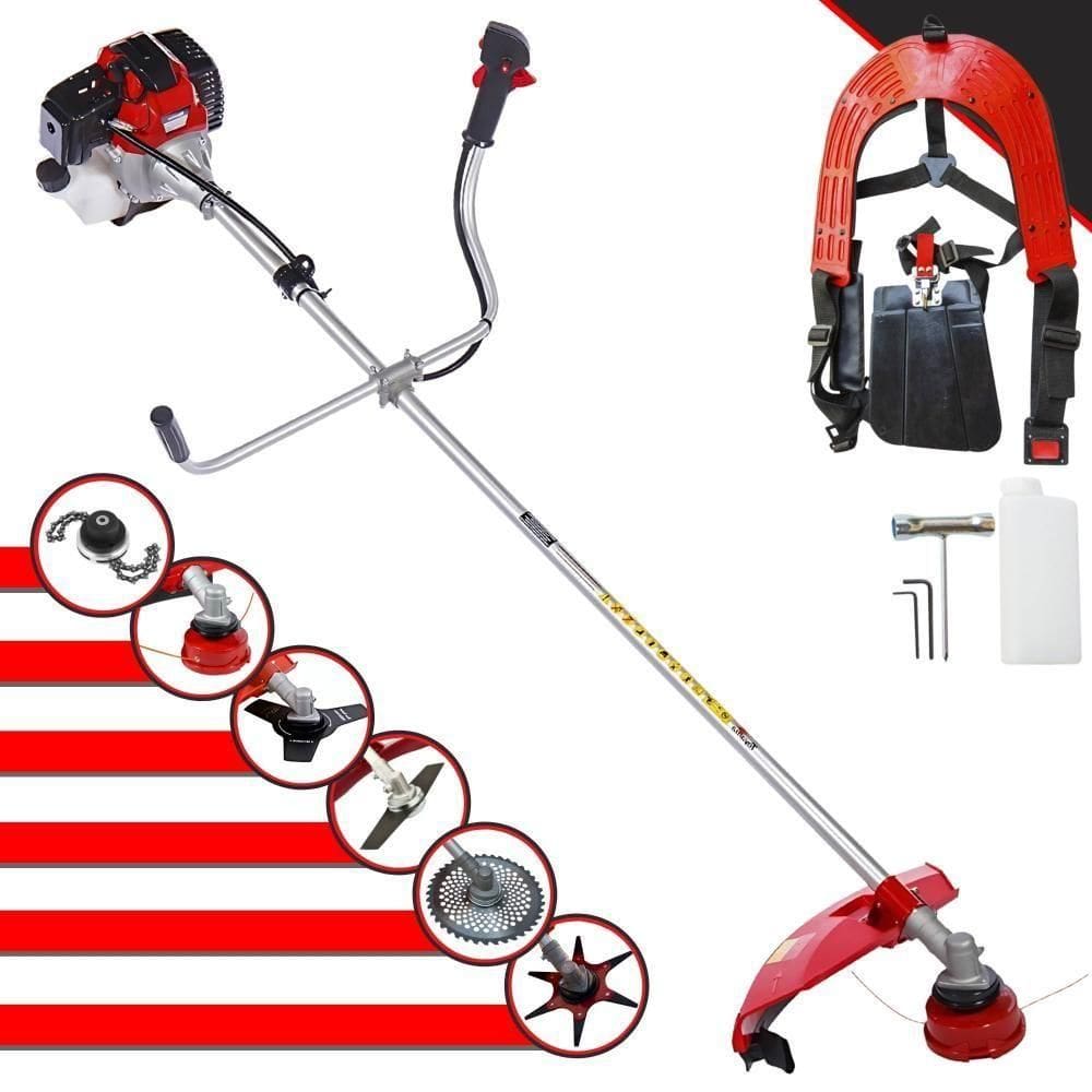 Roçadeira à Gasolina Toyama Rt52l 52cc 10.000rpm 2hp 6 Em 1