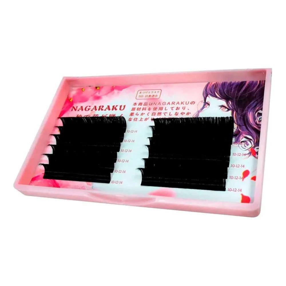 2X Cílios Nagaraku Auto Fan Volume Russo Curvatura D Mix