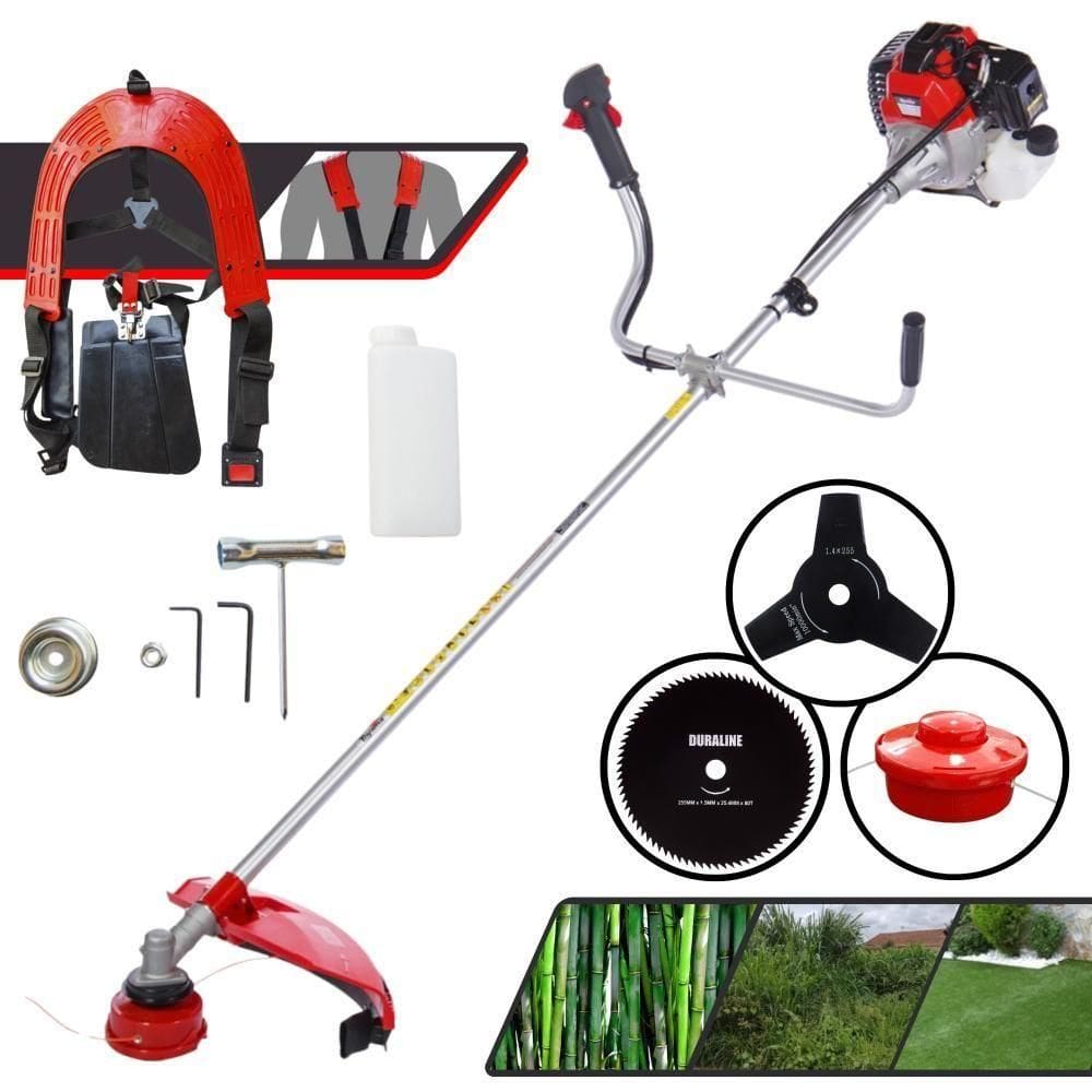 Roçadeira Toyama Lateral 52cc à Gasolina + Faca 80 Dentes