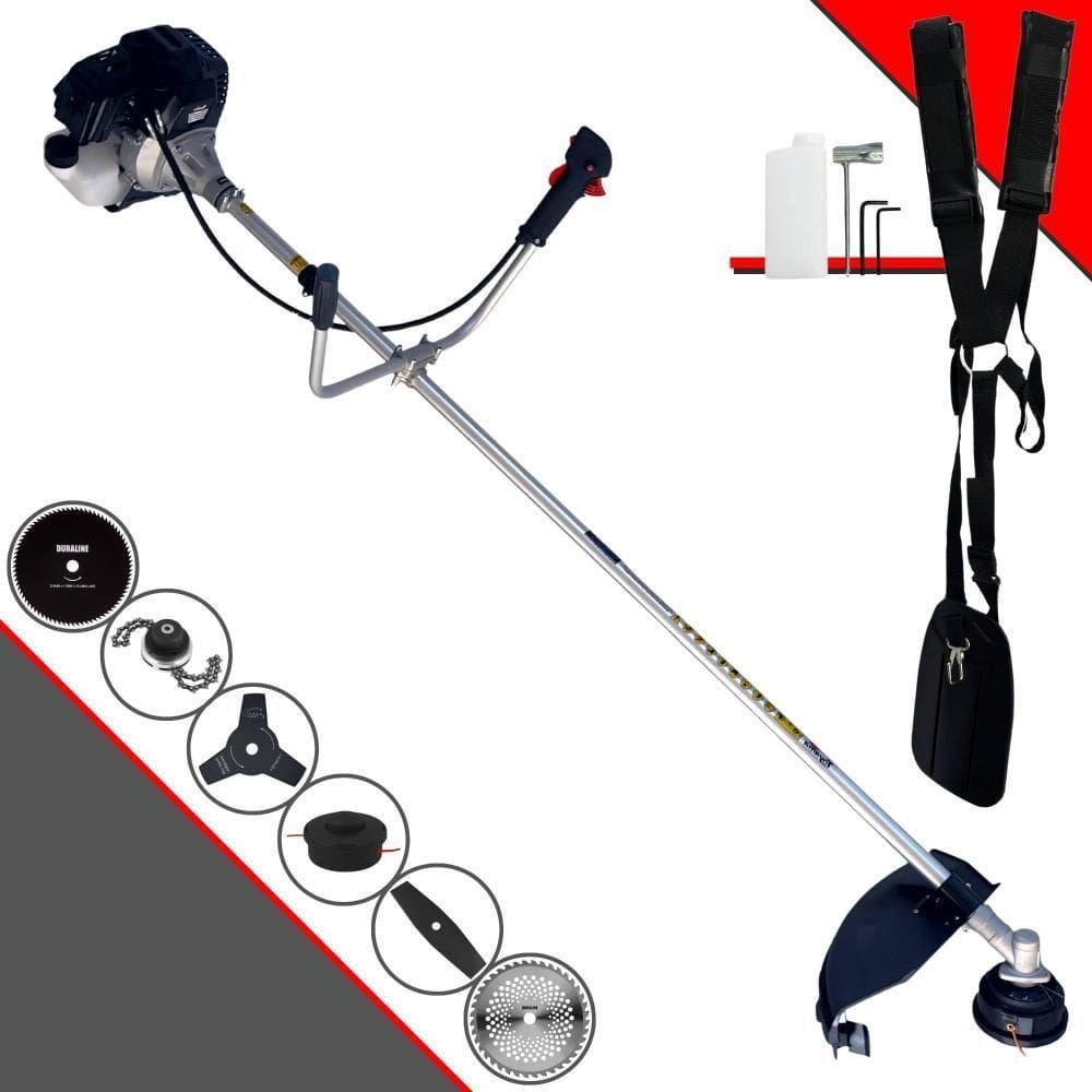 Roçadeira Toyama Rt43lb-25a 43cc 1,7hp + 4 Lâminas E Trimmer