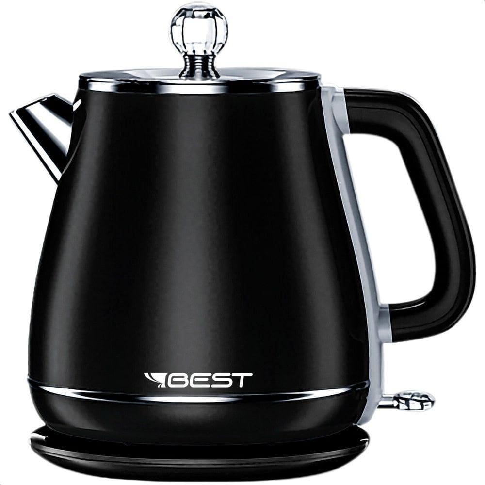 Chaleira Jarra Elétrica Colorida Colors L Best Moderna Preto 110V