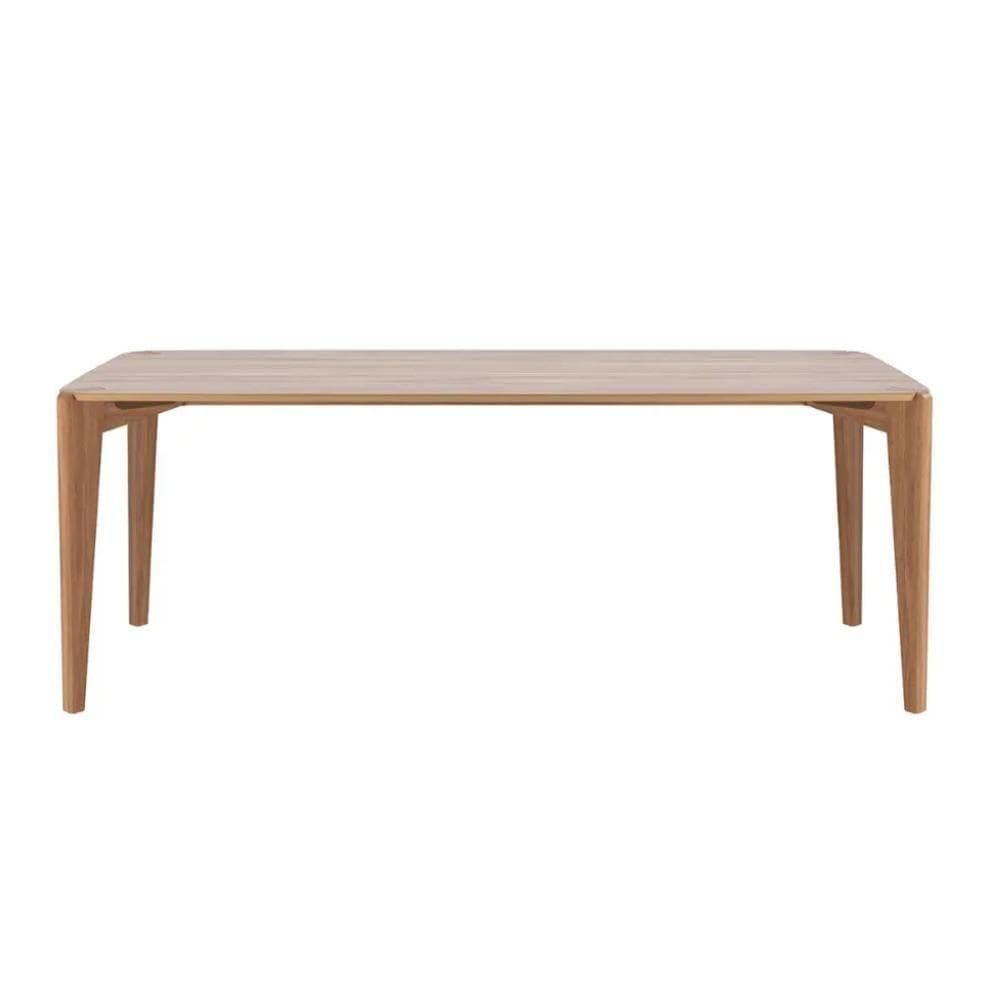 Mesa De Jantar Retangular Em Mdf Harmony Canella 219cm