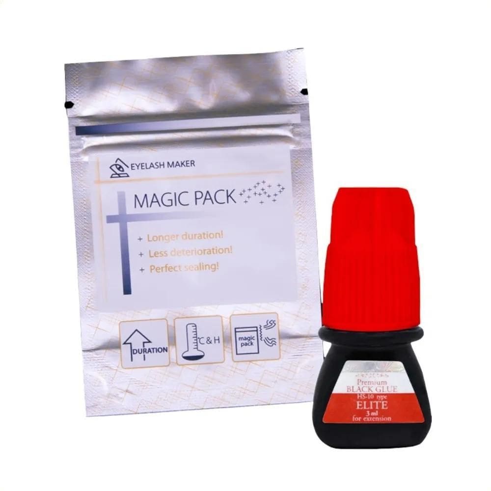 2X Cola Elite Hs10 3Ml - Extensão Alongamento De Cílios Pro