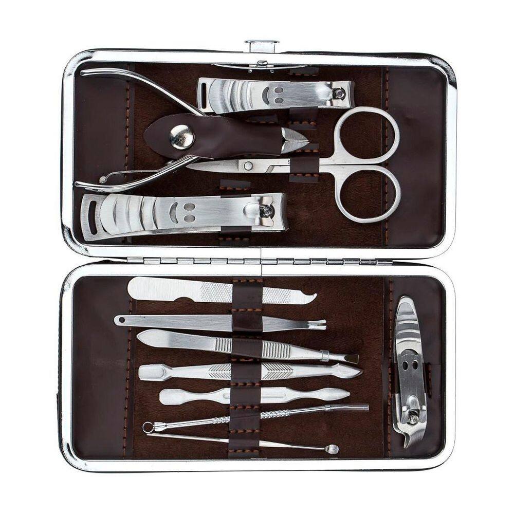 Kit De Unhas Portátil Completo Cortador E Pinça