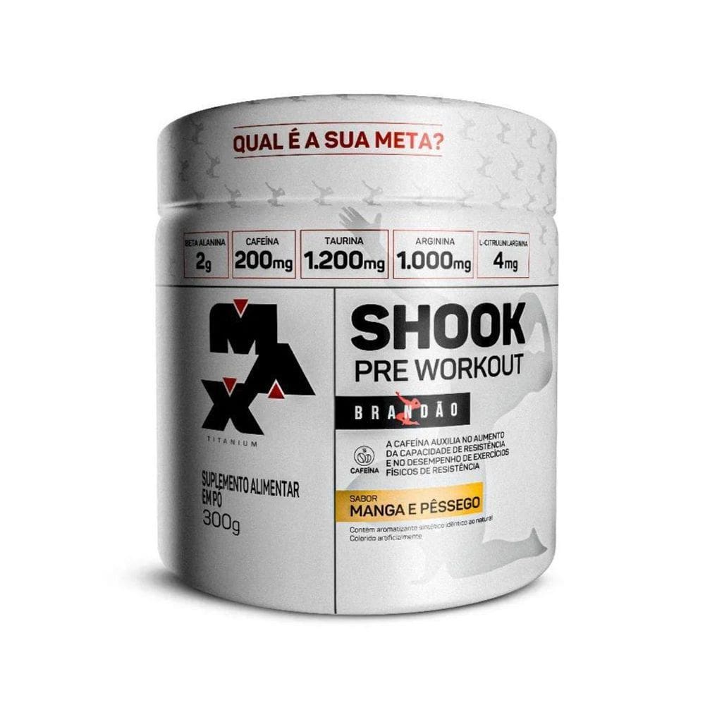 Shook Pré-Workout Linha Rafael Brandão Pote 300G Sabor: