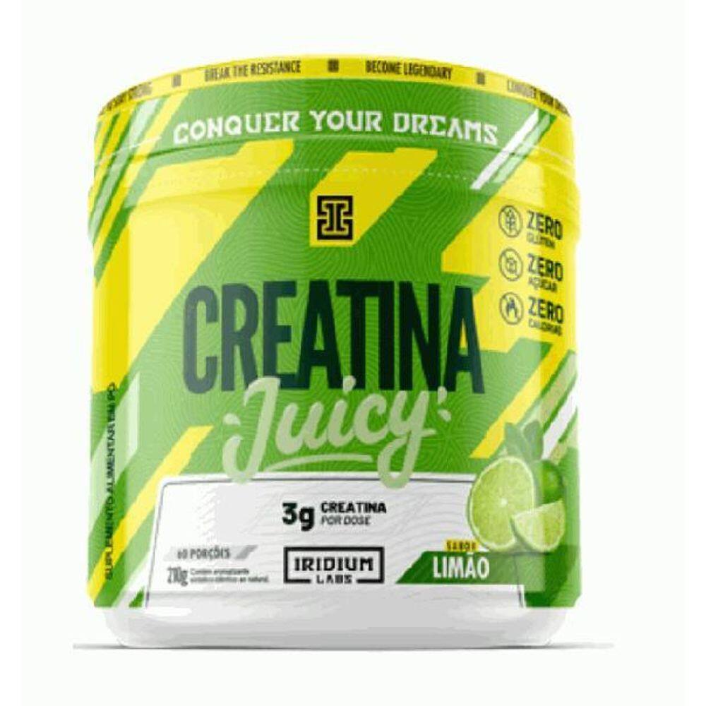 Creatina Juicy  210G  - Sabor: Limão