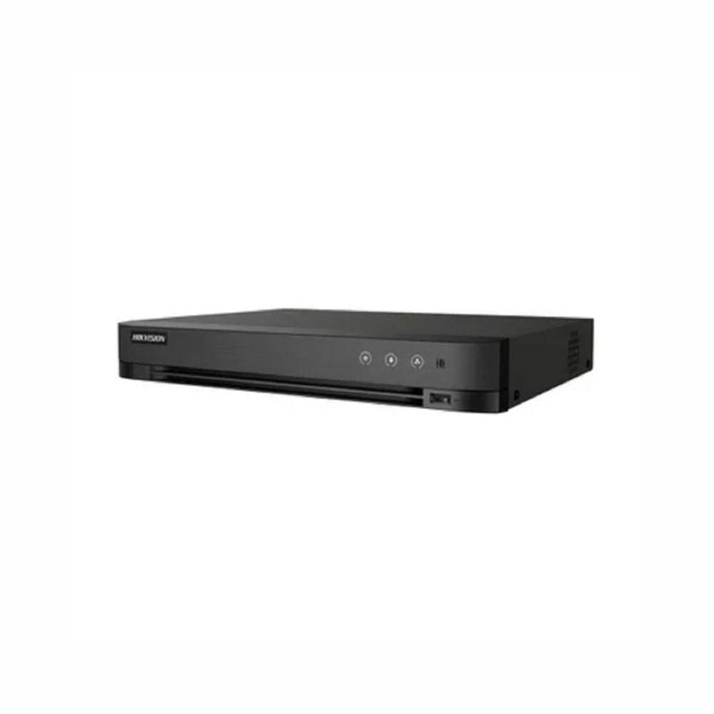 DVR Hikvision Gravador Ids-7204hqhi-m1/xt, 4 Canais, Inteligência AcuSense, 1080p, 1u, H.265, Preto