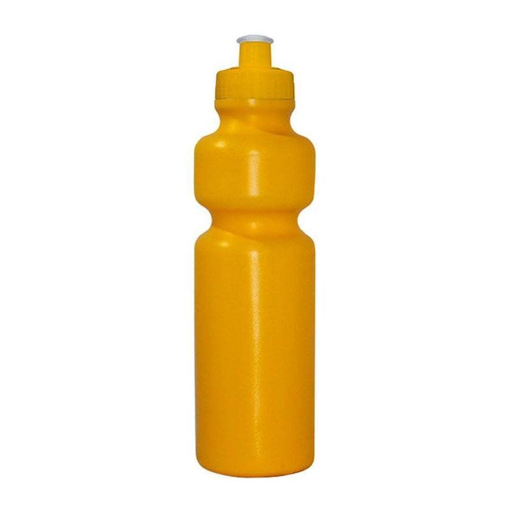 Kit 50 Squeezes 750Ml Amarelo Plástico Premium