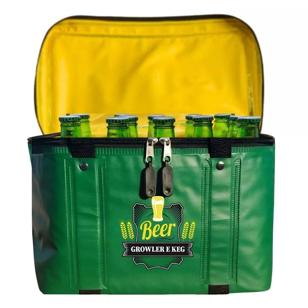 Bolsa Térmica Para 12 Latas De Cerveja E Gelo