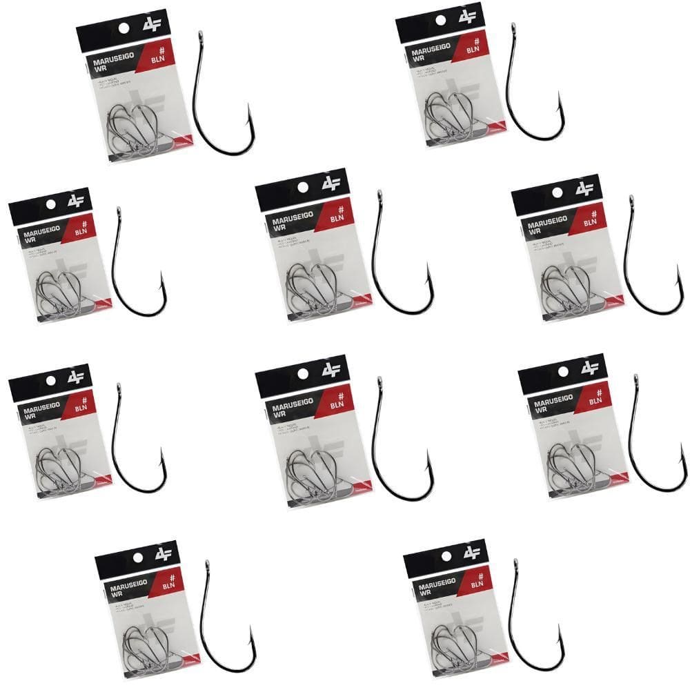 Albatroz 10 Cartelas Anzol Maruseigo Wr N14 Bln 28Un Cada