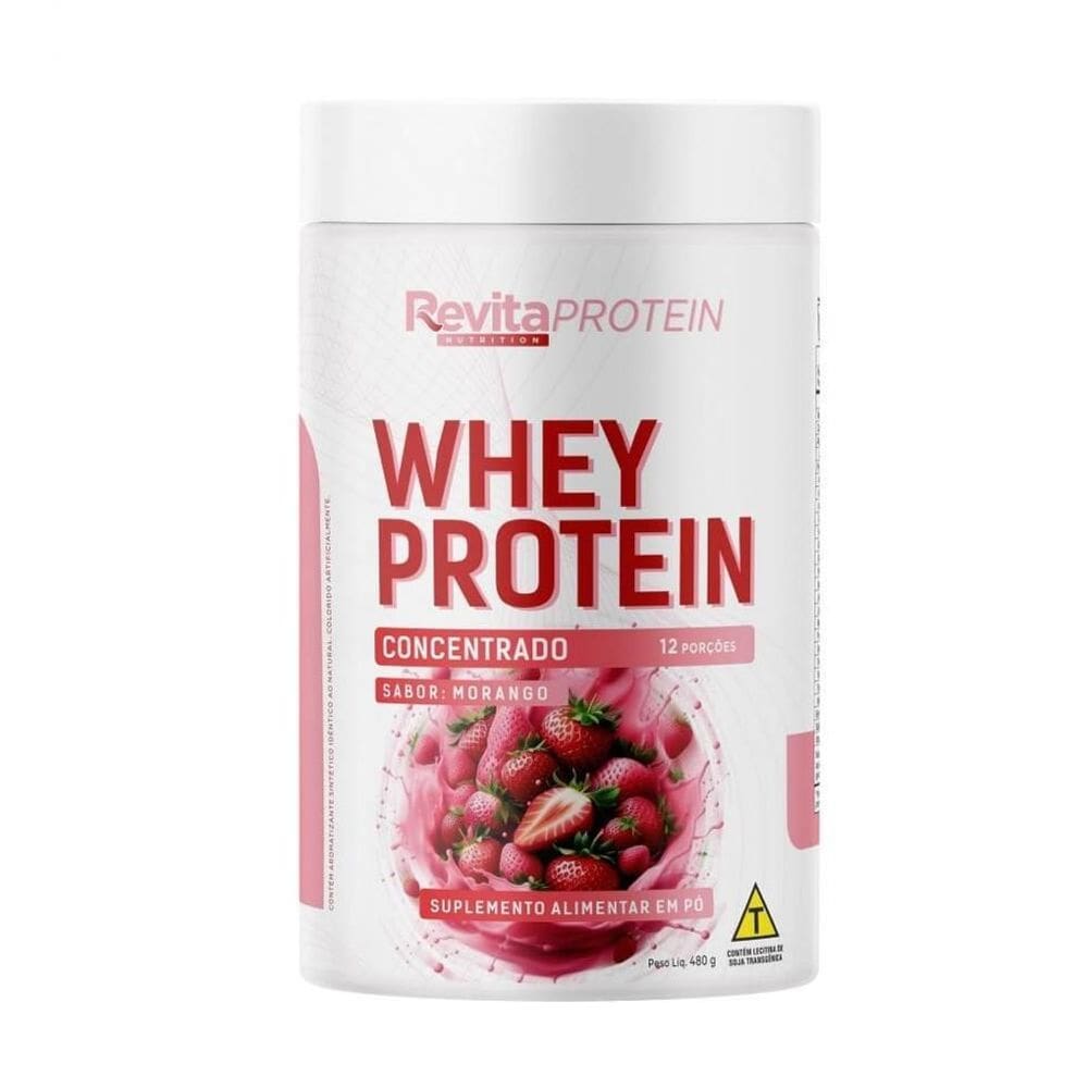 Revita Protein 480G - Sabor: Morango