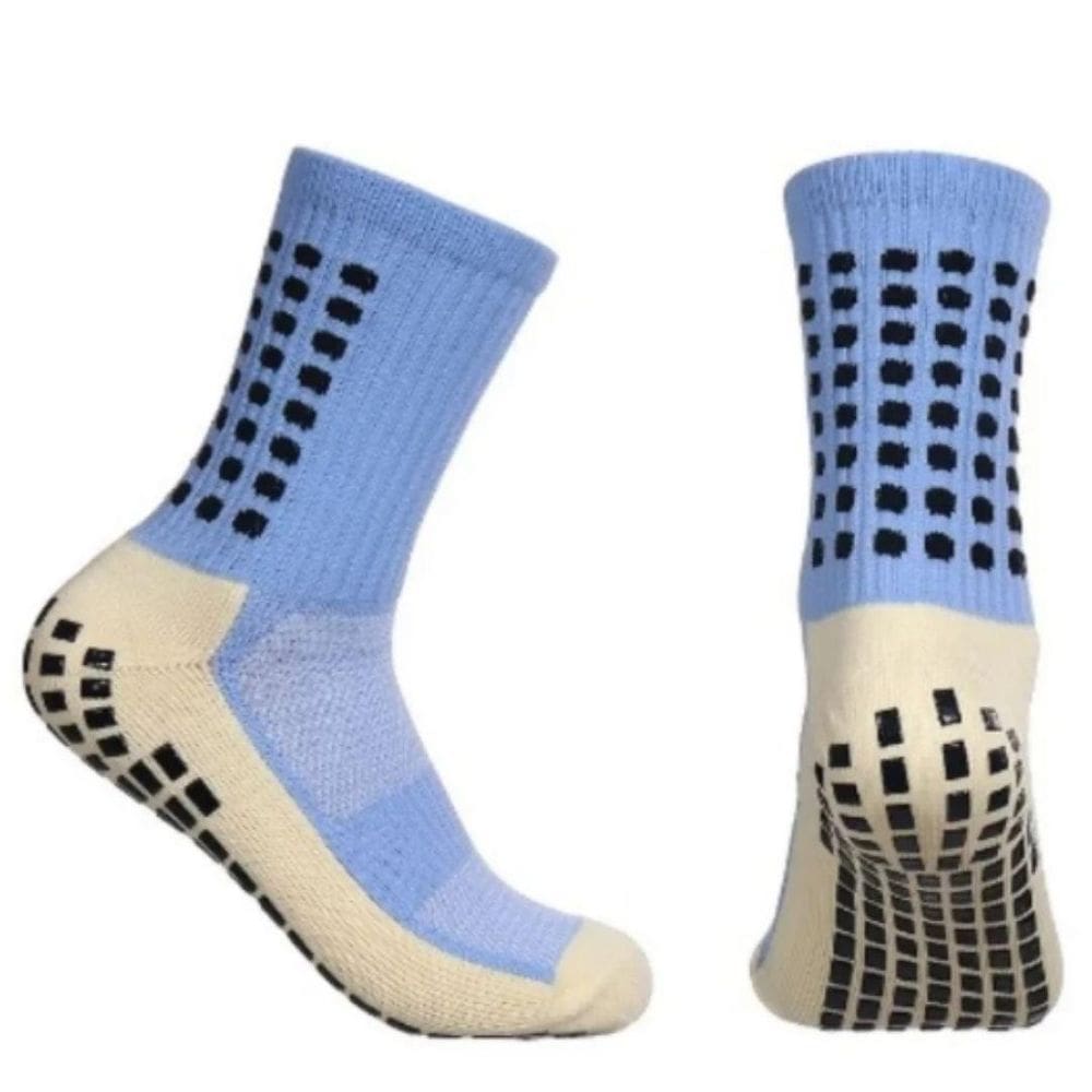 Meia Esportiva Antiderrapante Cano Médio Futebol Academia