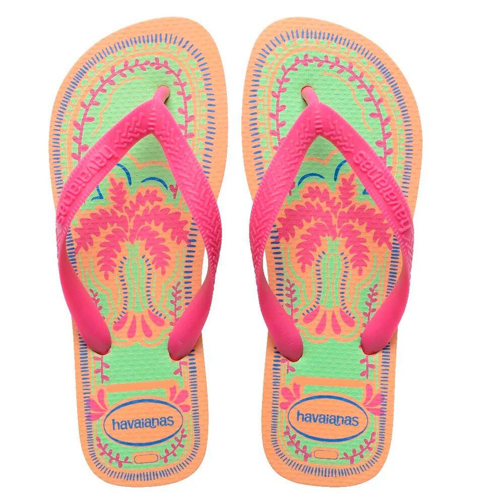 Chinelo Havaianas Top Summer Vibes Pêssego Tamanho 37/38 1 Par
