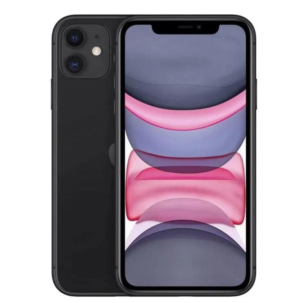 USADO iPhone 11 64 GB Preto Muito Bom (usado)