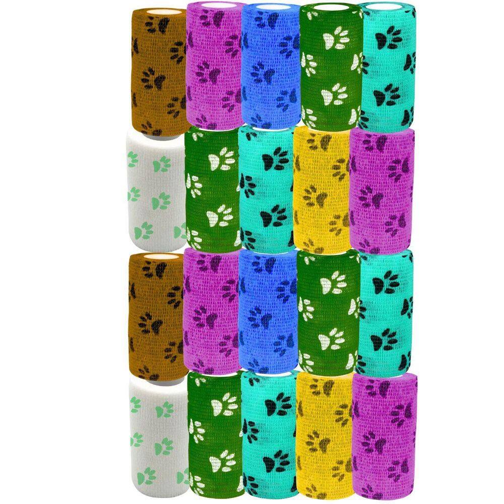 Kit 20 Bandagem 10Cm X 2Mt - Patinhas