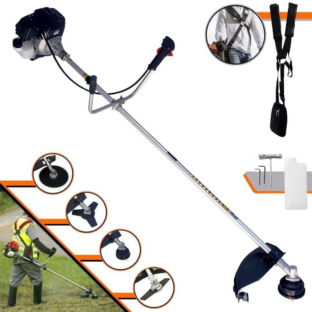 Roçadeira Rt43lb25a 43cc 1,7hp Toyama Com 4 Opções De Cortes