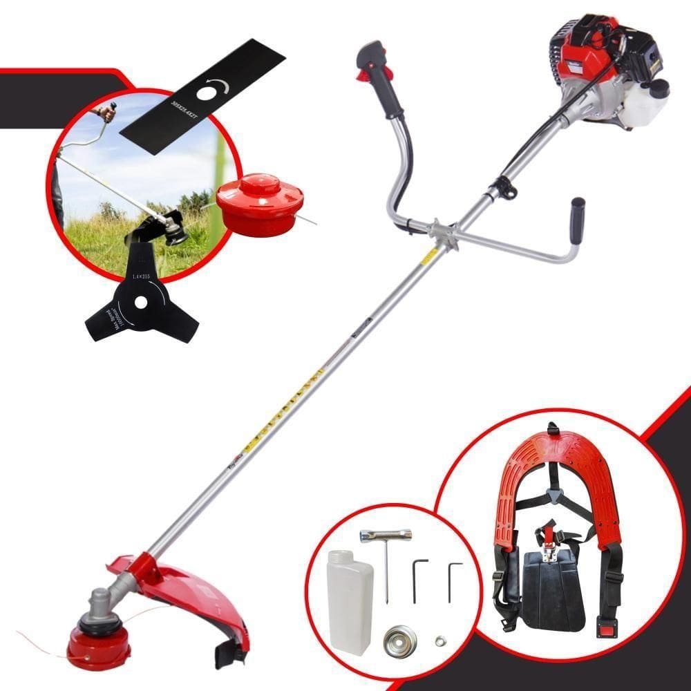 Roçadeira à Gasolina 2t Toyama Rt52l + Lâmina 2 Pontas Extra