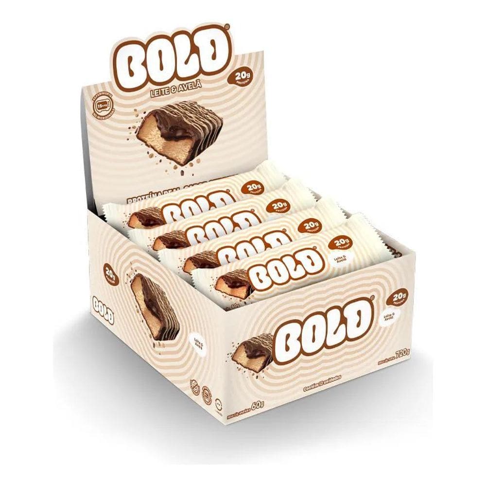 2X Suplemento Em Barra Bold Snaks Bar Barrinha Sabor Leite E