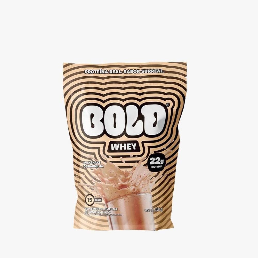 Bold Whey Refil  450G  - Sabor: Milkshake De Baunilha