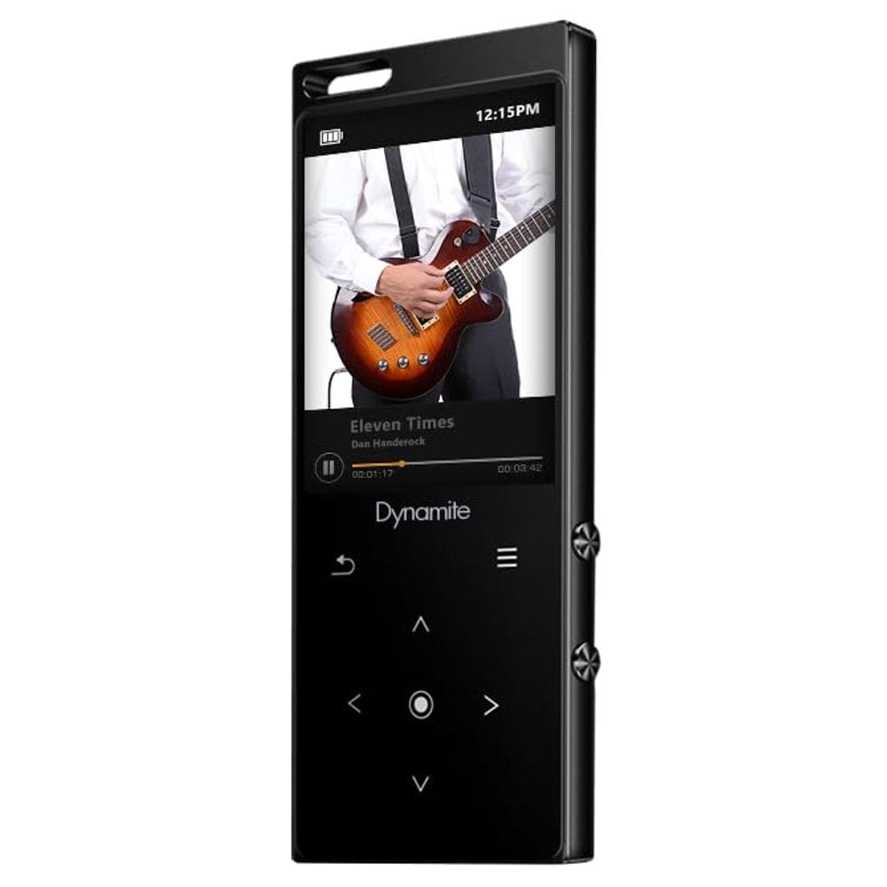Leitor MP3 SAMVIX Dynamite 2.0 Kosher 16GB com Bluetooth preto