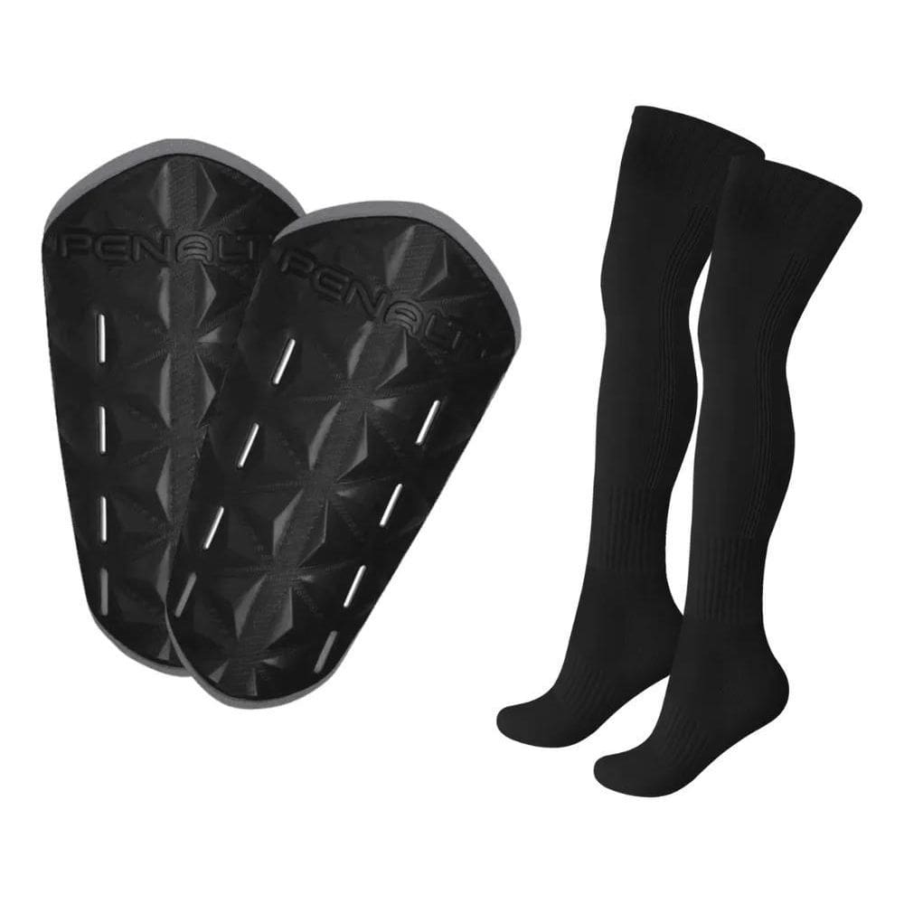 3X Kit Caneleira + Meião Matis Penalty Jogador Adulto 39-44