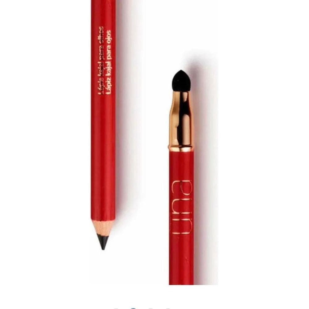 10X Lápis Kajal Una Preto/Negro