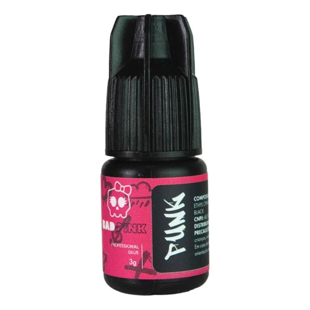 2X Cola Adesivo Bad Pink - Punk Para Extensão De Cílios Cor