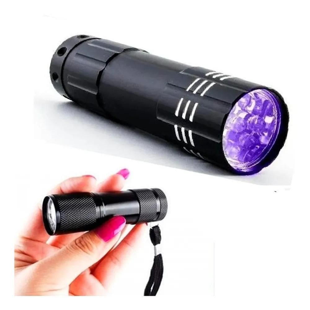 2X Lanterna Luz Negra Uv Detecta Nota Urina Gato Escorpiao L