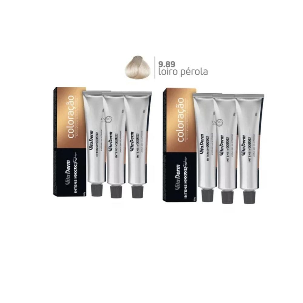 Coloraçao Intensive Color Fashion 6 Unidades 9.89 Vita Derm