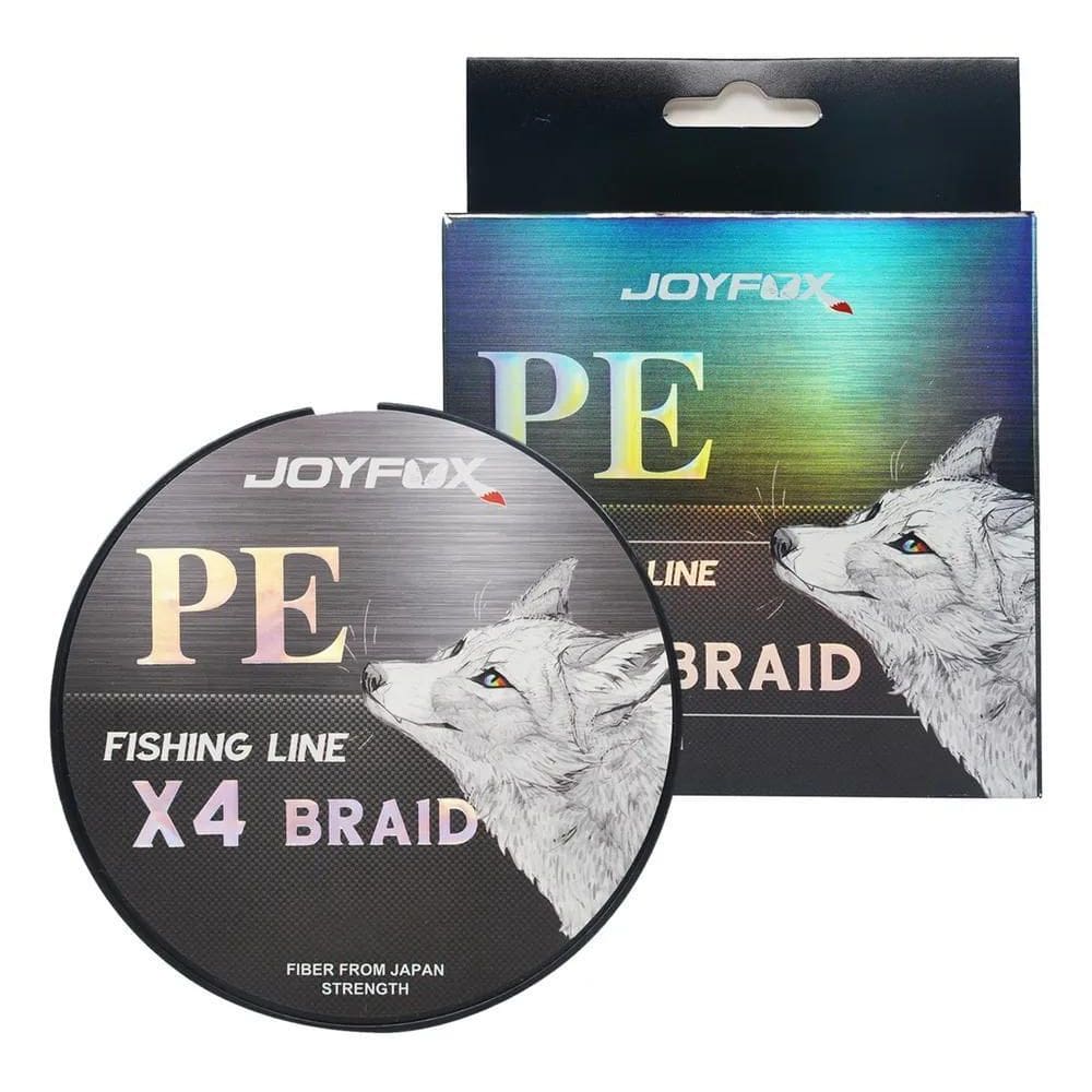 2X Linha Pesca Joyfox Multifilamento Verde 300M 4X 0.323Mm 5