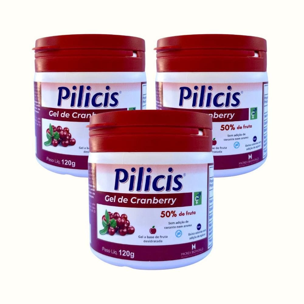 Kit 3 Pilicis Gel 50% 120 G