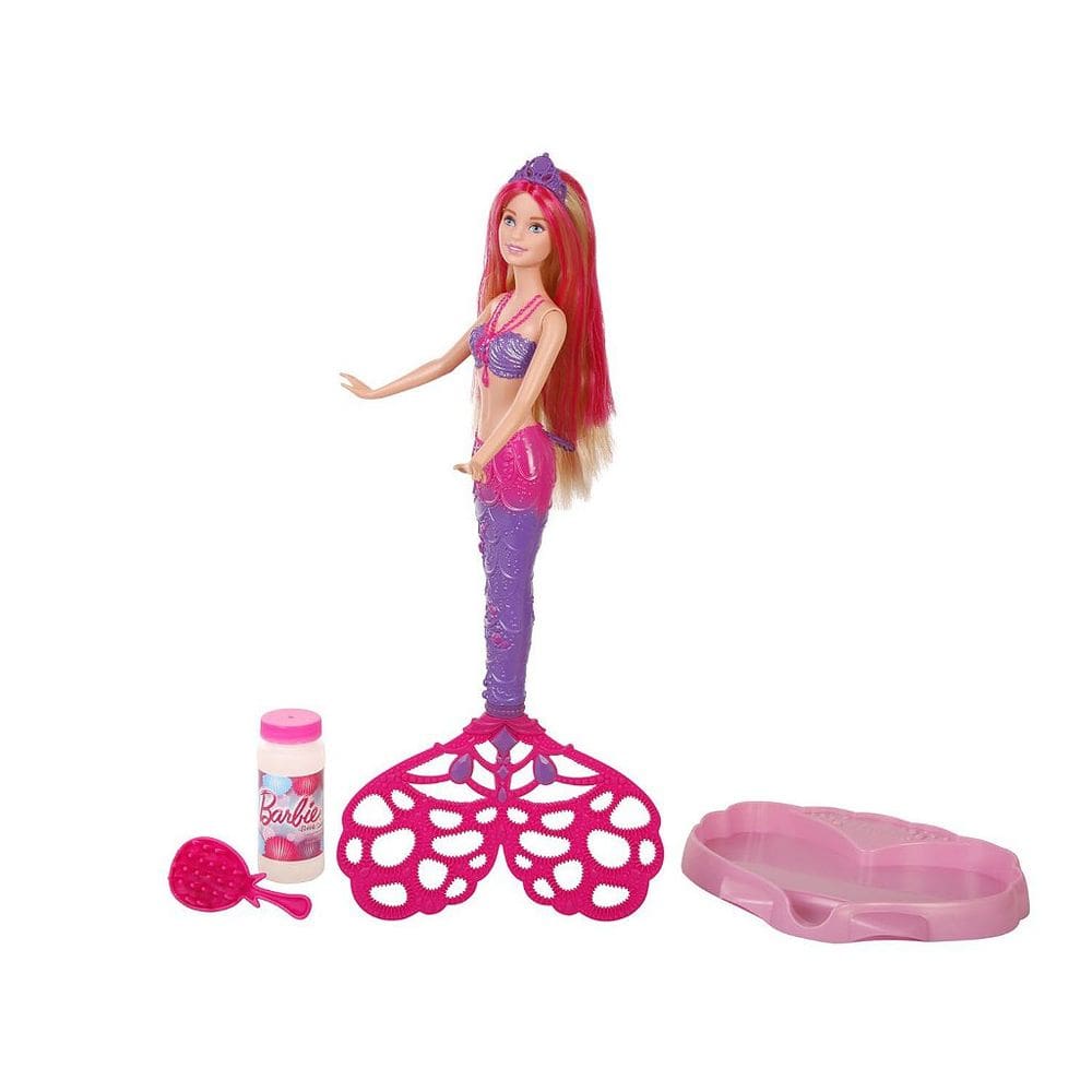 Barbie Sereia Bolhas Mágicas - Mattel