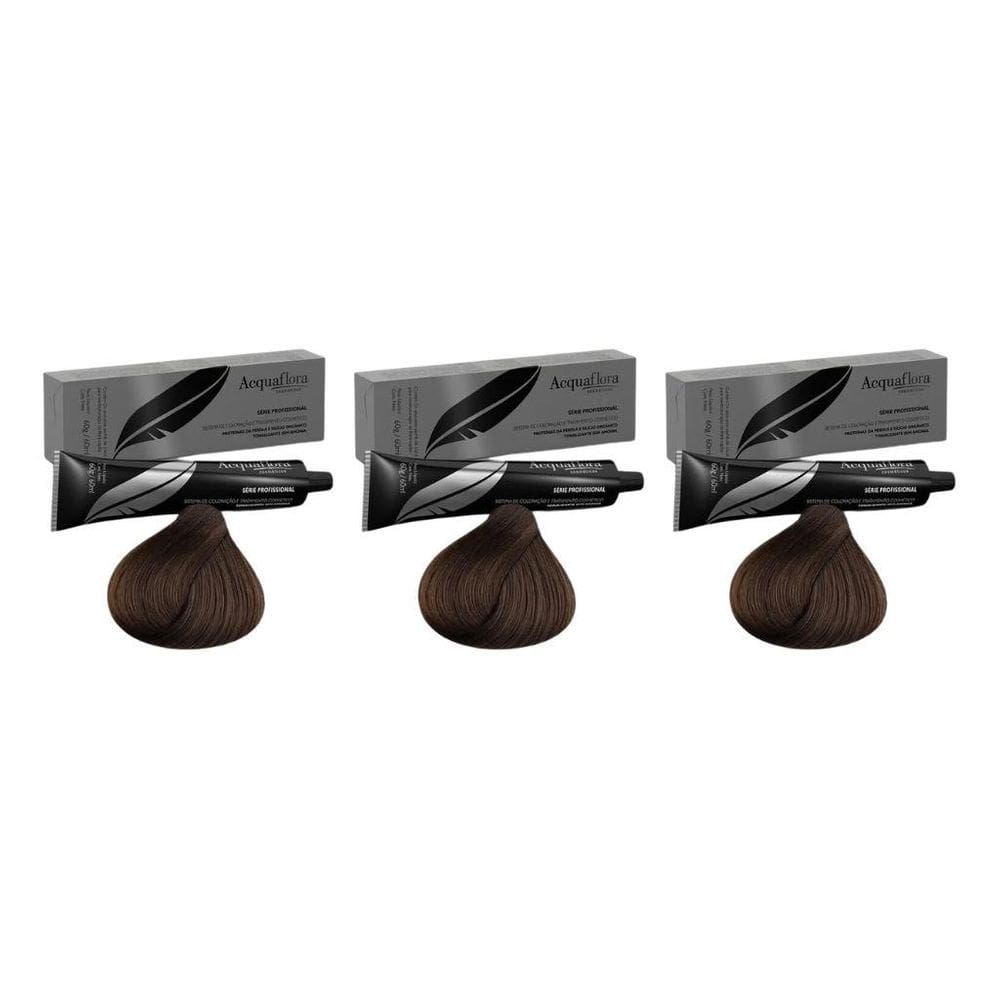 Coloraçao Acquaflora Sem Amonia 5.1 Cast Claro Acinz - 3Un