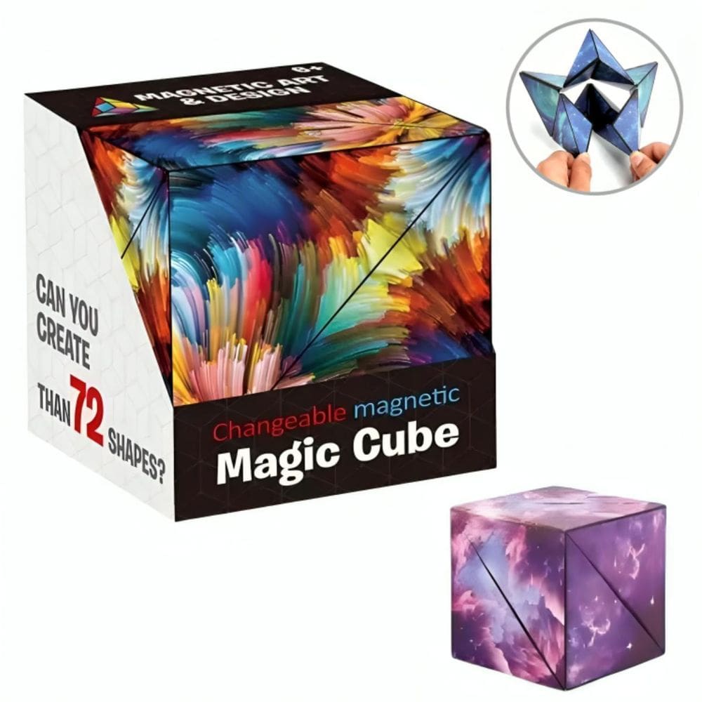 Shape Shifting Cube Magnetic Galaxy New Arrival