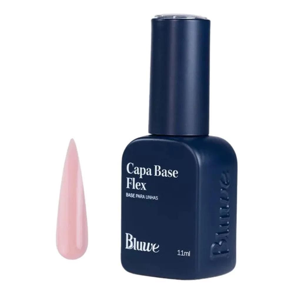 2X Gel Capa Base Bluwe Flex Natural Pink 10Ml