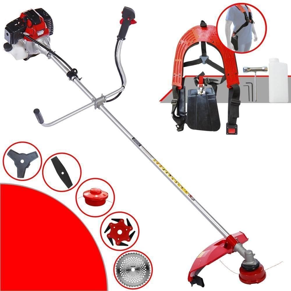 Roçadeira Robusta Toyama Rt52l 2t Com Carretel + 4 Lâminas