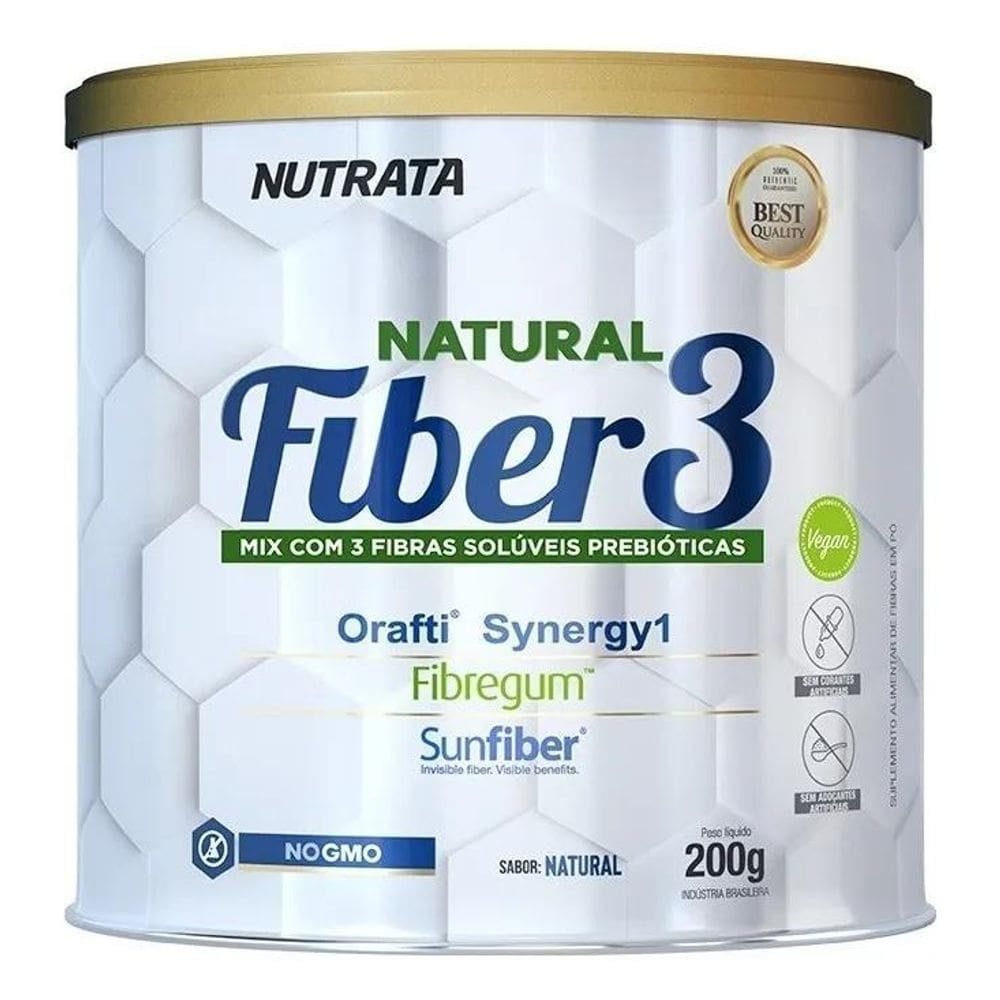 2X Natural Fiber 3  200G  - Nutrata Nature Sabor Sem Sabor