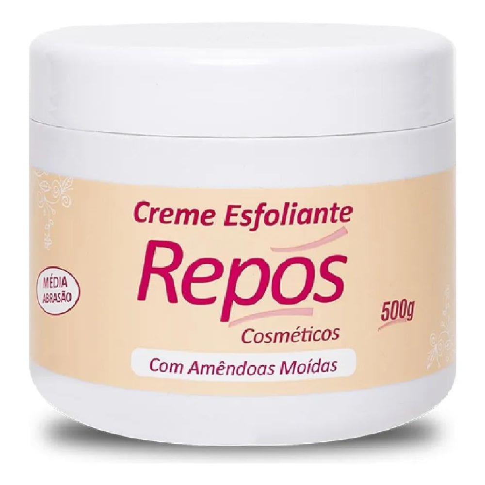 2X Creme Esfoliante Com Óleo E Amêndoas Moida 500G Repós