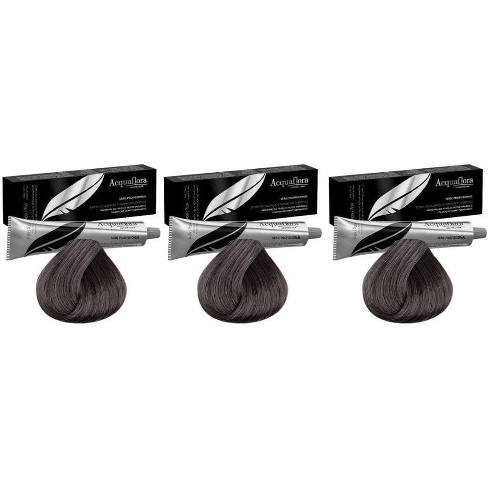 Coloração Acquaflora Permanente 8.11 Louro Esp Acinz Int 3Un