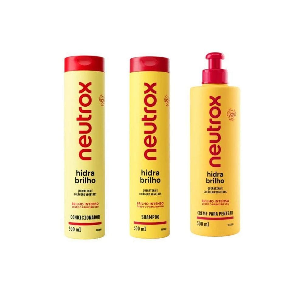 Kit Neutrox Classico Shampoo + Cond + Creme De Pentear 300Ml